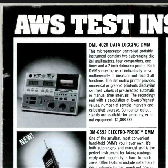 1984 DML-4020 Data Logging Dogital Multimeter Sperry Instruments - Picture 3 of 10